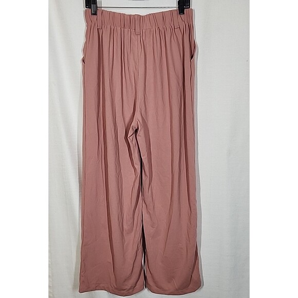 Halara Flex Rose High Waist Wide Leg Casual Waffle Pants Size Large - Picture 4 of 7